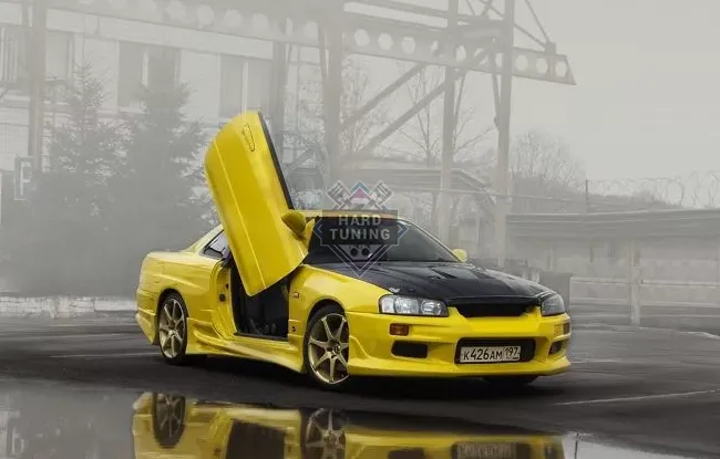 Передний бампер C-West Nissan Skyline R34