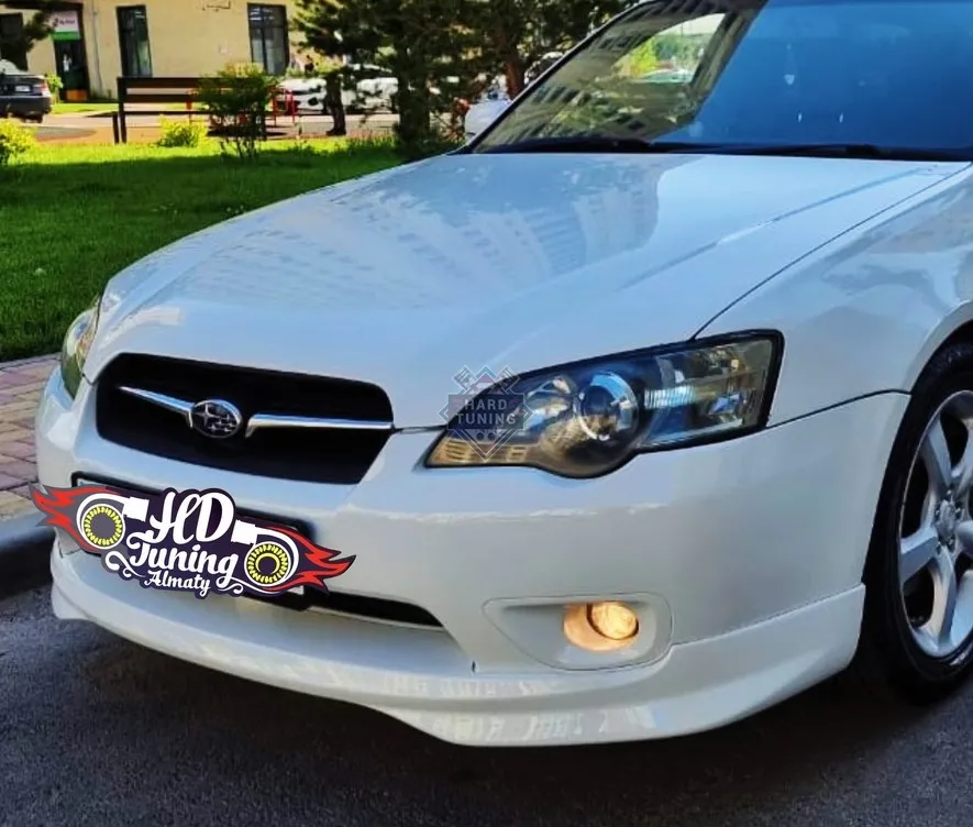 Накладка на передний бампер V2 Subaru Legacy BLBP Дорестайлинг
