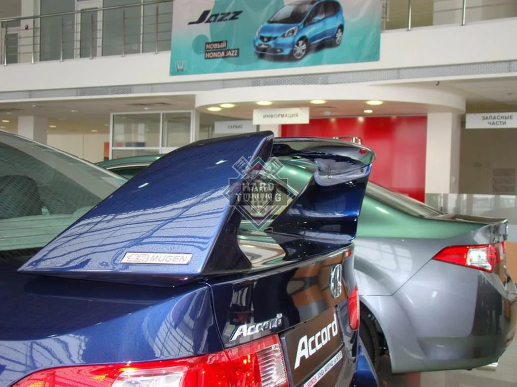 Спойлер MUGEN-STYLE высокий 3х-составной Honda Accord 8 (2008-2013) стеклопластик