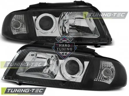 Передние фары AUDI A4 B5 1999-2000 HEADLIGHTS fits черные