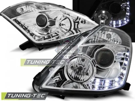 Передние фары Nissan 350Z (2003-2005) D2S Daylight хром