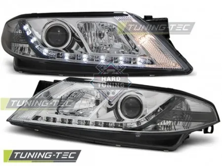 Передние фары Renault Laguna 2 (2001-2005) Daylight хром