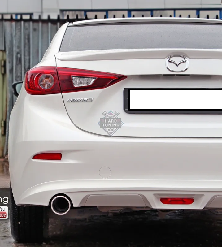Диффузор заднего бампера V1 Mazda 3 BM 2013-н.в.