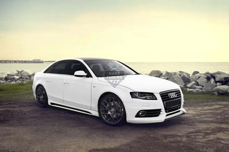 Накладка на передний бампер RIEGER Audi A4 B8