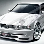 Накладки на пороги S-Power BMW E38