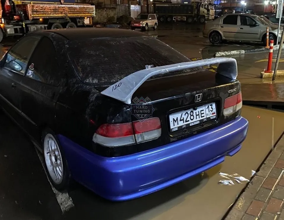 Спойлер высокий MUGEN Honda Civic 6 купе 120см