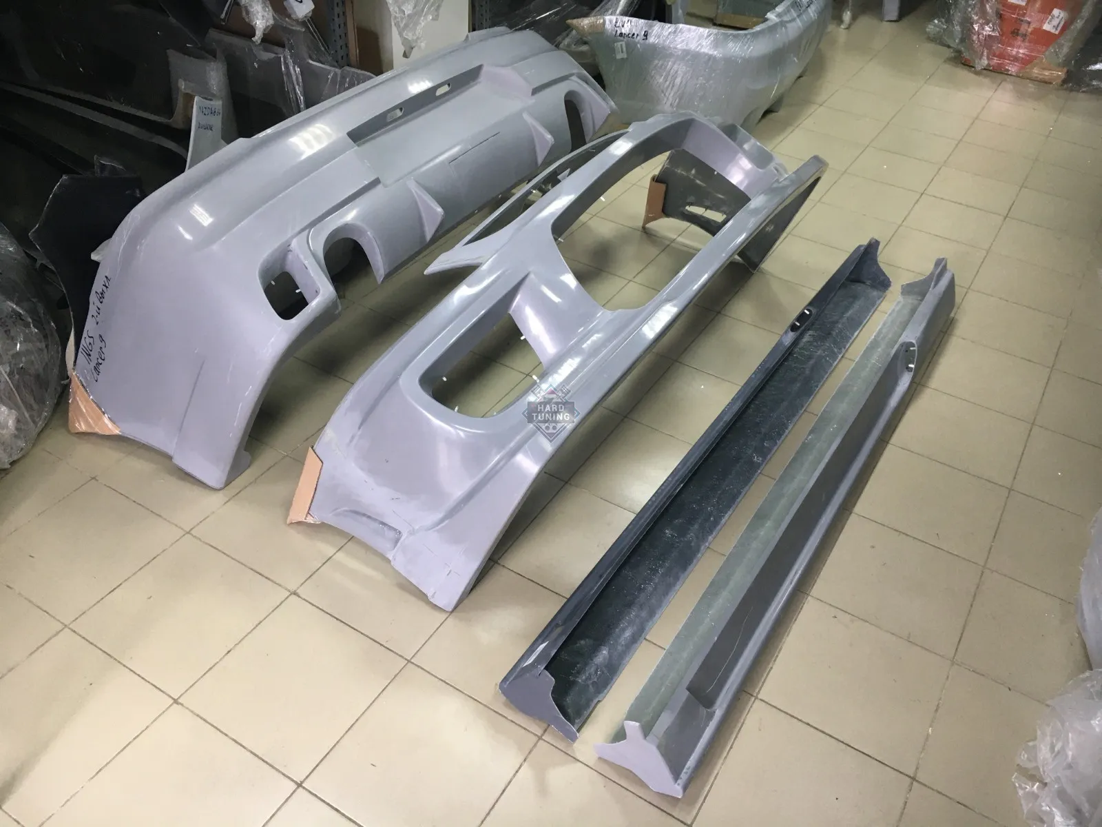 Обвес INGS Extreem (под двойной выхлоп) Mitsubishi Lancer 9 (2003-2009)