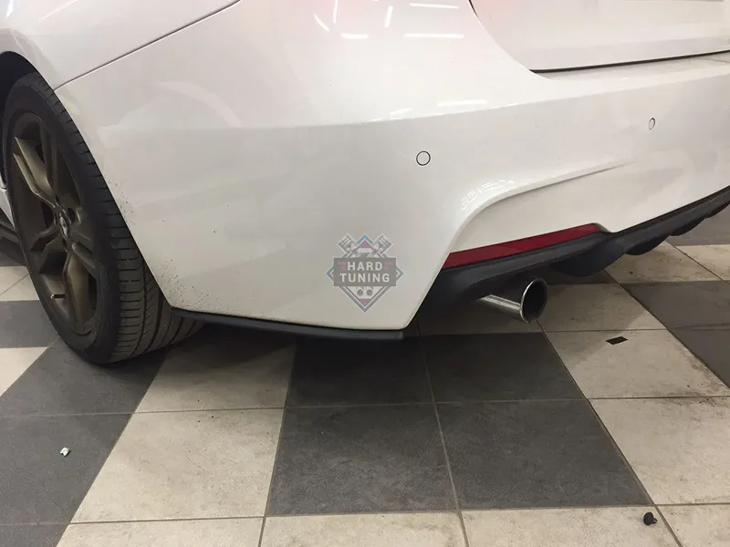 Накладки под задний бампер (Мини-лезвия) BMW 3-series (F30)