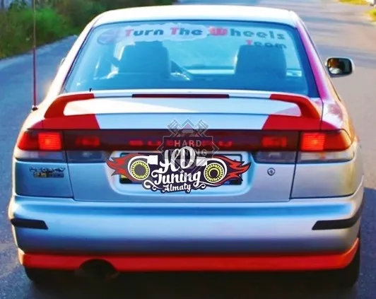 Накладка на задний бампер Subaru Legacy BD