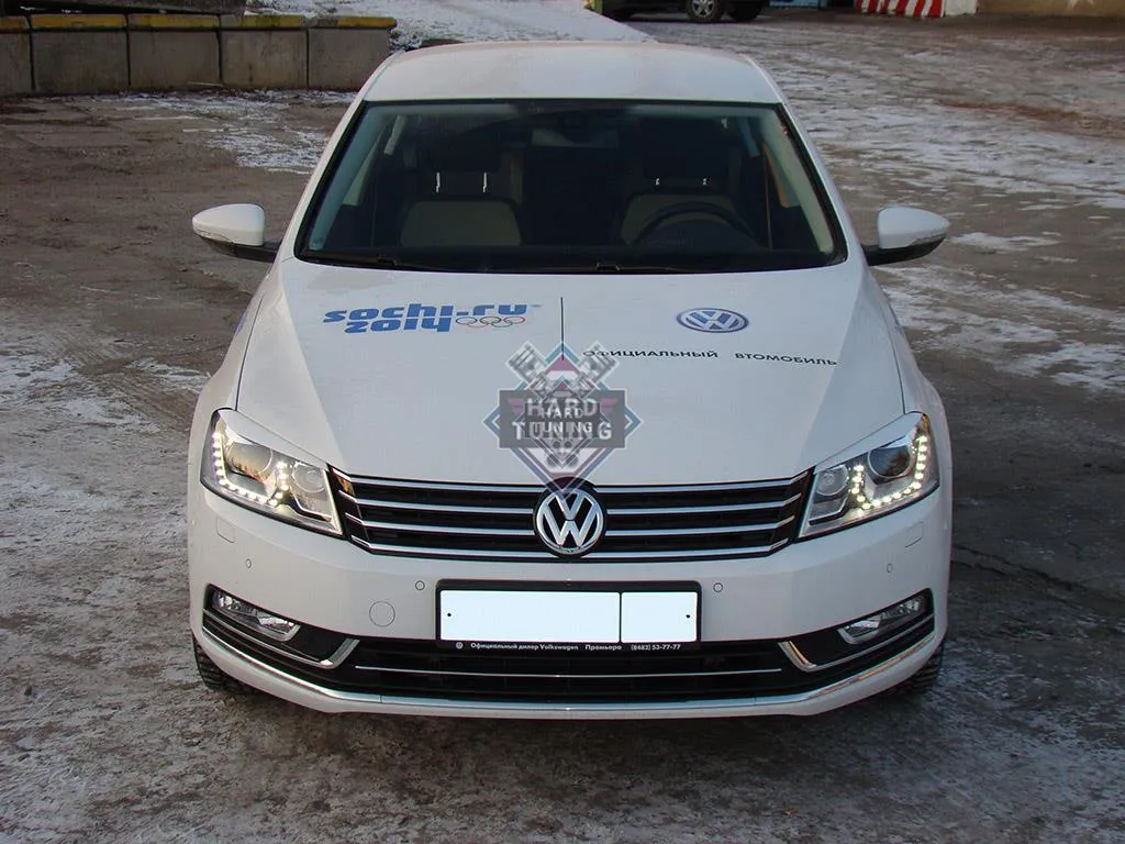Накладки на фары VW Passat B7 (2010-2015)