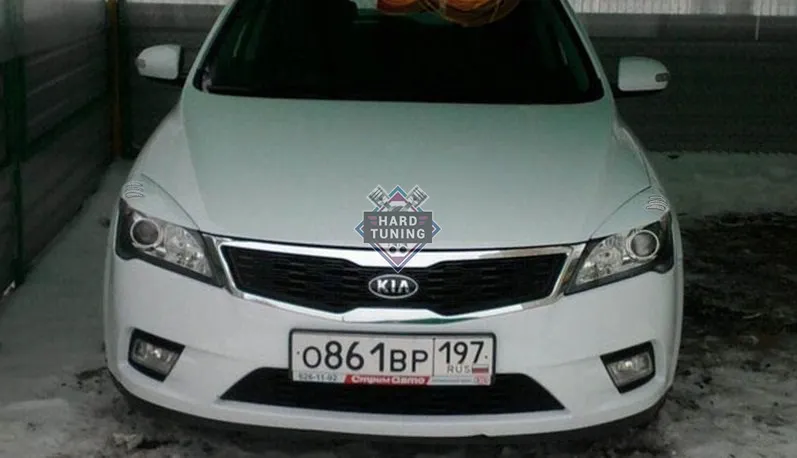 Накладки на фары без прорезей KIA Ceed/ProCeed 2010-2012