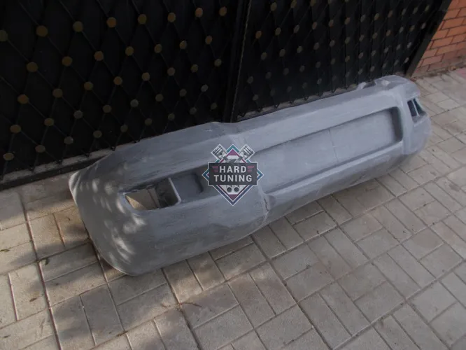 Передний пластиковый силовой бампер Toyota Land Cruiser Prado 120