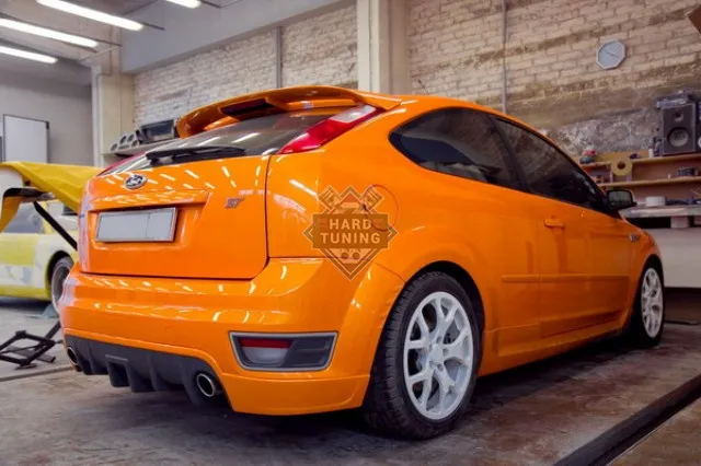 Диффузор заднего бампера SPORT Ford Focus 2 ST 2004-2008 хетчбек