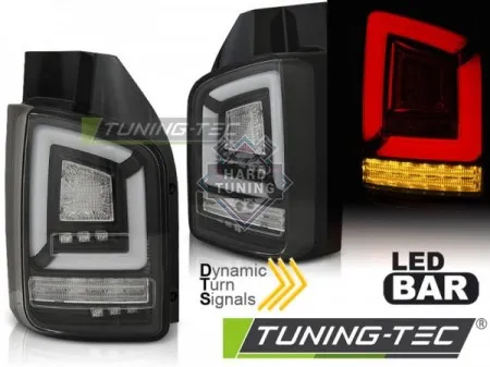 Задние фары VW T6 (2015-2019) TR LED BAR TAIL LIGHTS SEQ fits черные