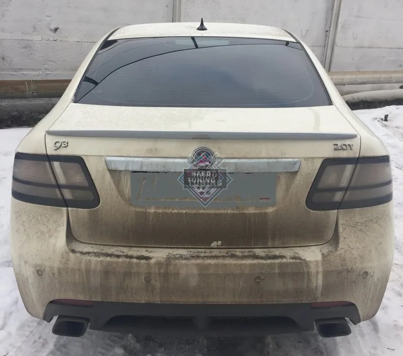 Спойлер лип SPORT Saab 9-3 рестайлинг с 2008г