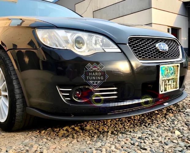 Накладка на передний бампер Subaru Legacy BL 3.0 Рестайлинг