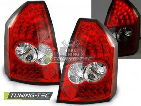 Задние фонари Chrysler 300C (2005-2008) LED красно-белые