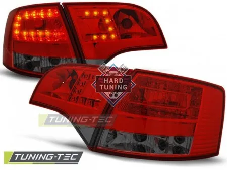 Задние фары AUDI A4 B7 (2004-2008) AVANT LED TAIL LIGHTS fits красно-тонированные