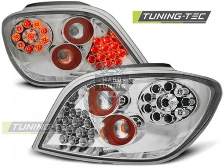 Задние фонари Peugeot 307 04.01-07 LED хром