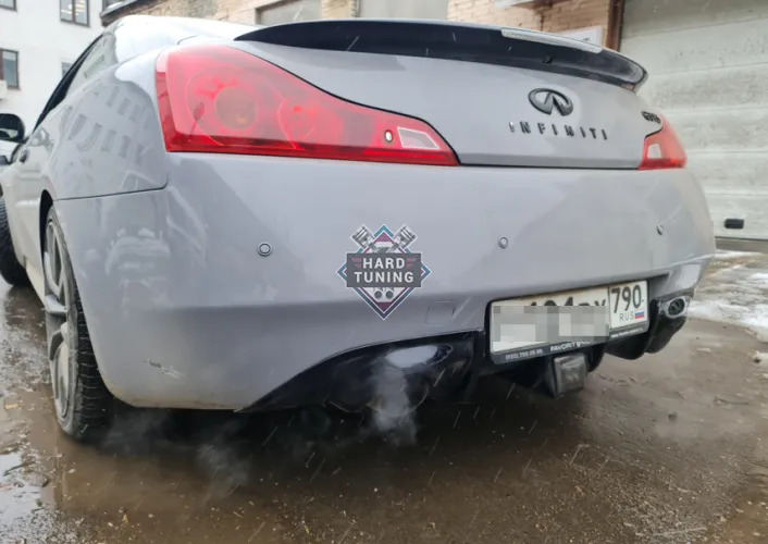 Диффузор заднего бампера (под фонарь) Infiniti G37 Coope V36 (2006-2013)