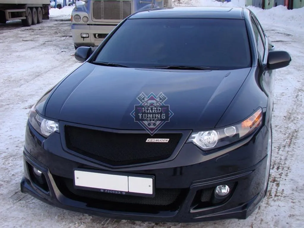 Накладка на передний бампер MUGEN-STYLE Honda Accord 8 (2008-2010) ABS пластик