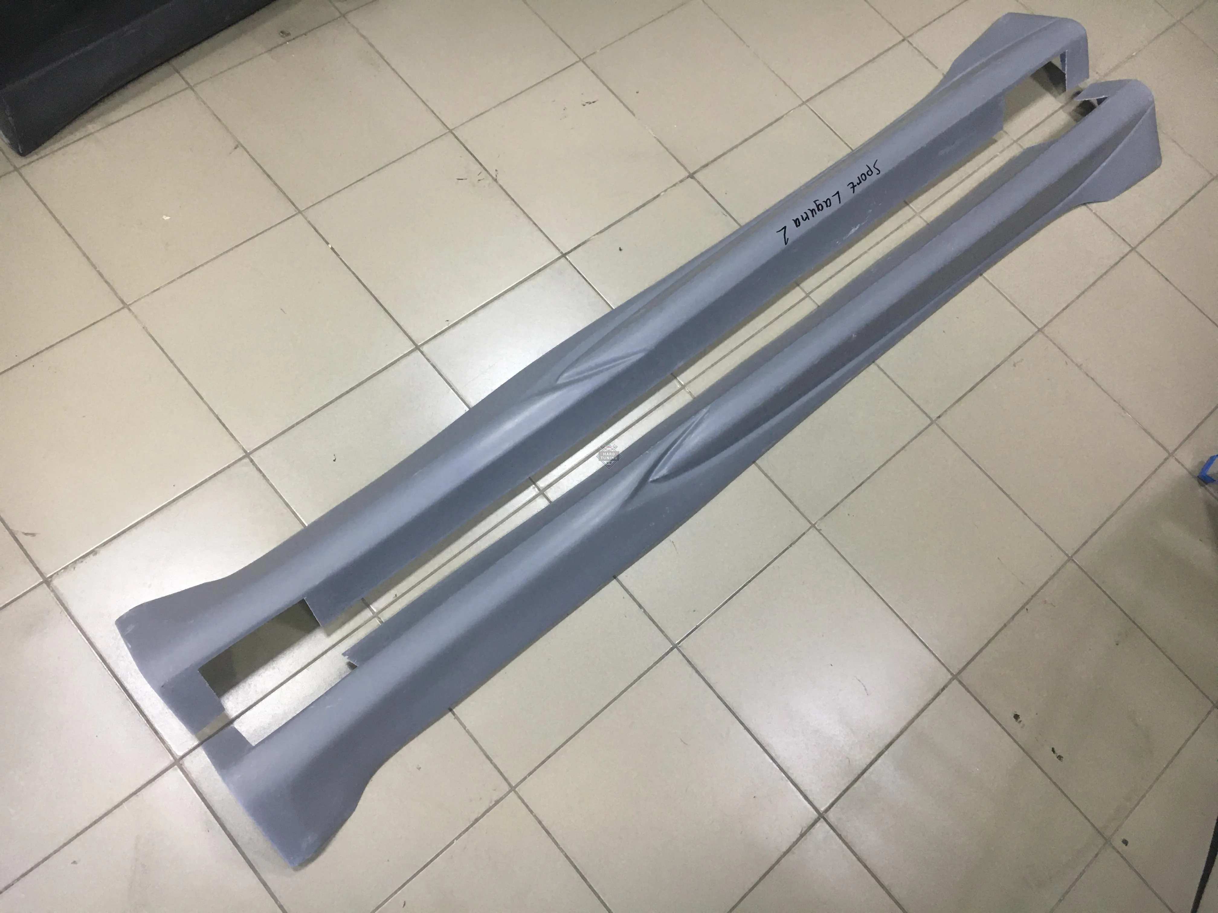 Накладки на пороги Sport Renault Laguna 2