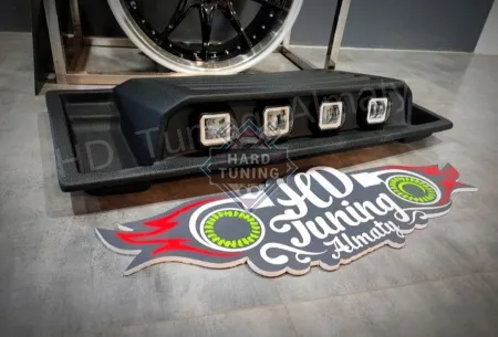 Ковш на капот с DRL Hummer H2