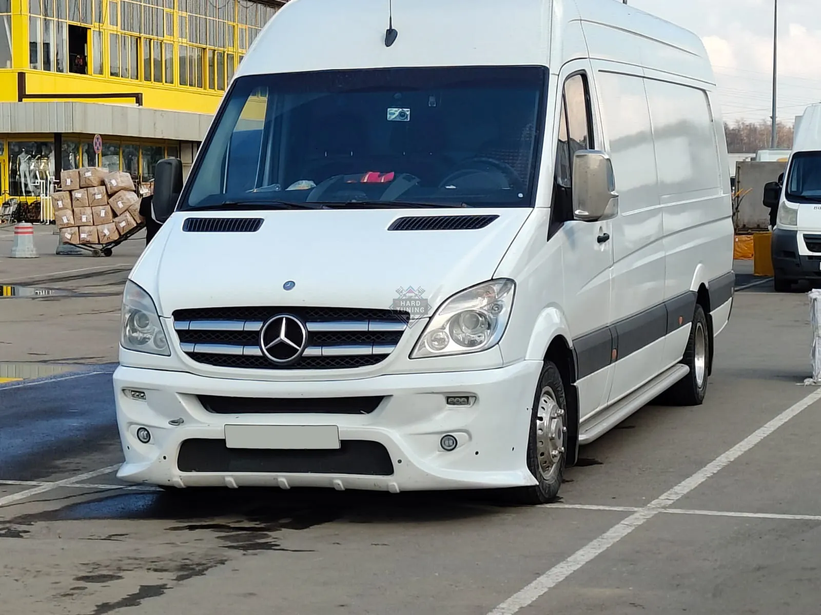 Накладка на передний бампер IMEX Mercedes Sprinter W906 2006-2013