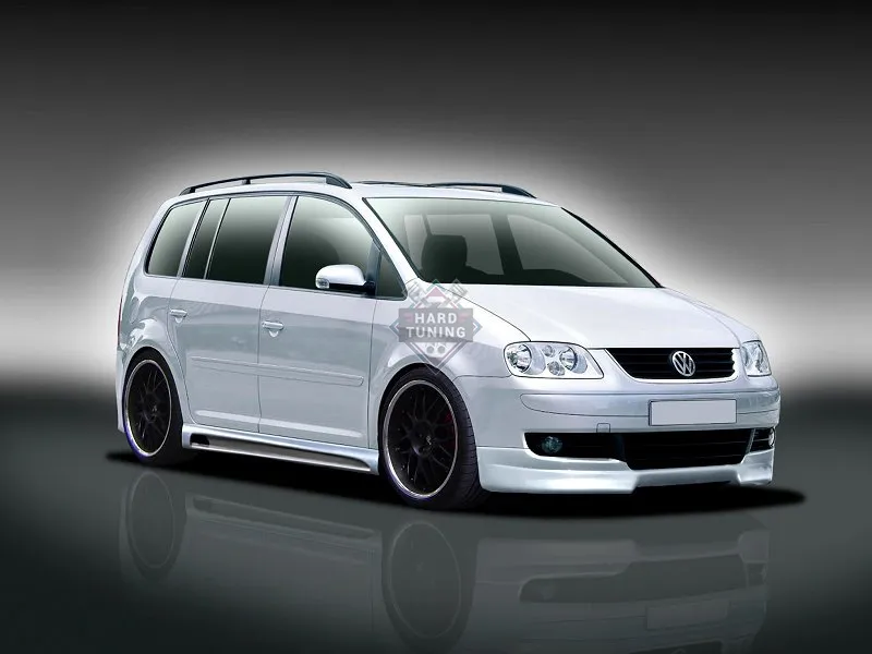 Накладка на передний бампер Rieger Volkswagen Touran
