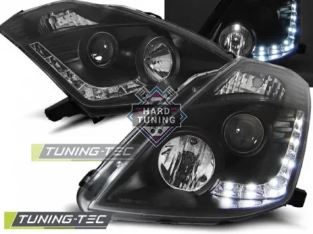 Передние фары Nissan 350Z (2003-2005) D2S Daylight черные