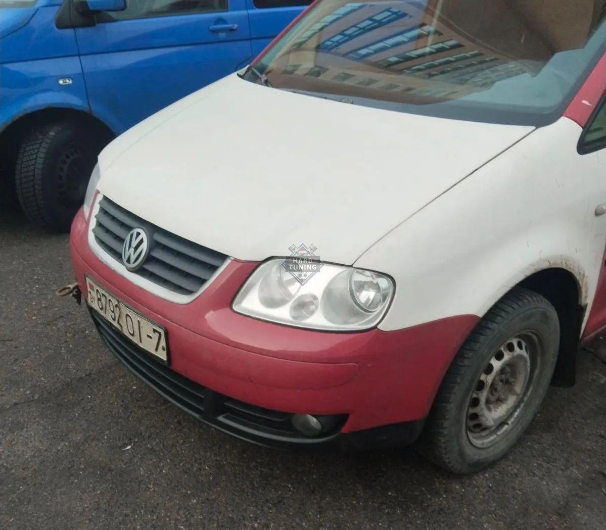 Капот пластиковый штатный Volkswagen Caddy 3 / Touran 1 дорестайлинг (2003-2006)