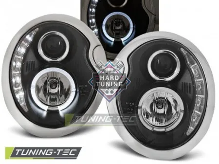 Передние фары BMW MINI (COOPER) 0(2001-2006) HEADLIGHTS DAYLIGHT fits черные