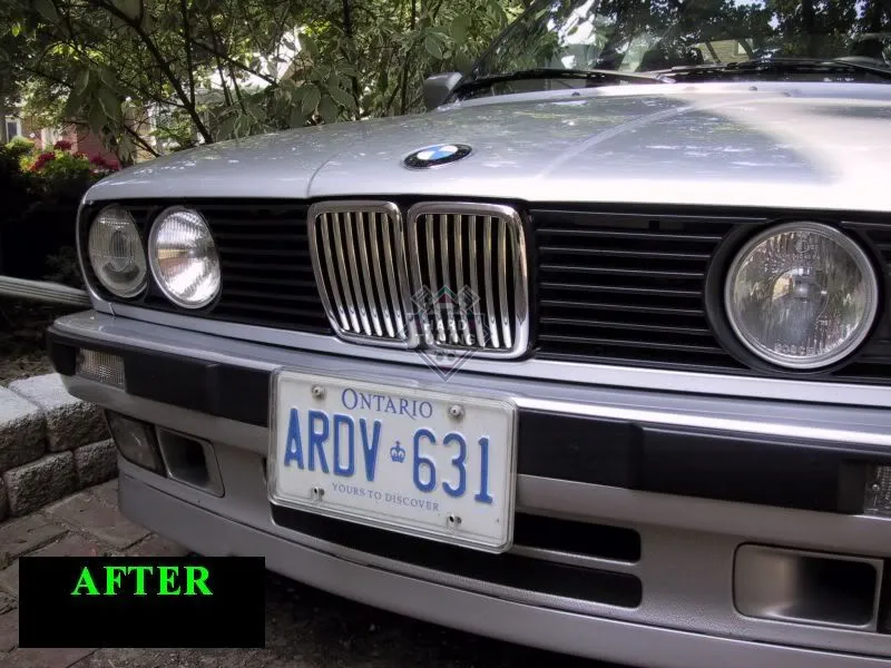 Решетки радиатора-ноздри CHROME BMW E30