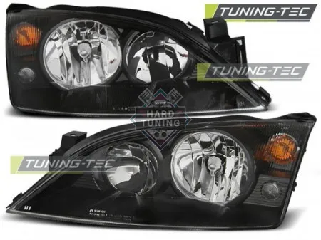 Передние фары Ford Mondeo 3 (2000-2007) черные