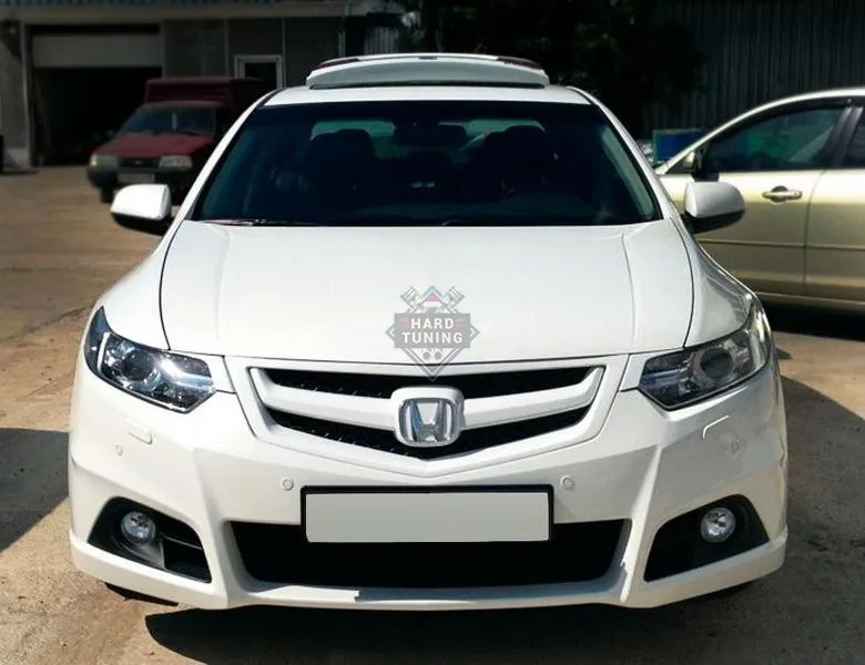 Накладки на фары короткие Honda Accord 8 (2008-2013)