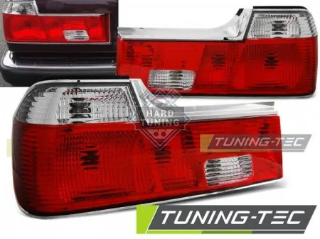 Задние фары BMW E32 (1986-1994) TAIL LIGHTS fits красно-белые