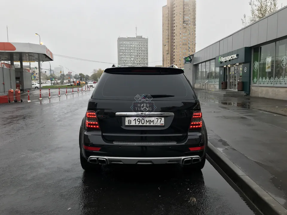 Спойлер на пятую дверь AMG Mercedes M-Klasse (W166)