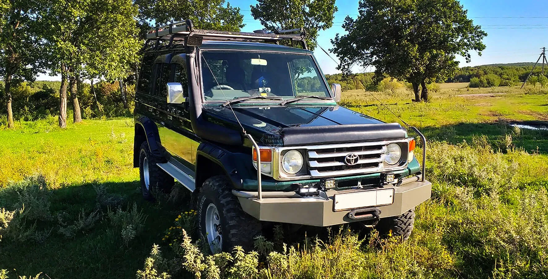 Расширители арок +80мм Toyota Land Cruiser 77