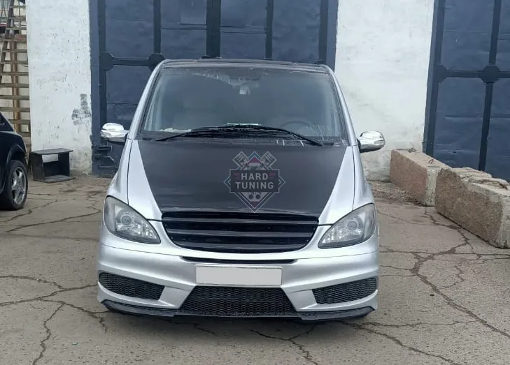 Передний бампер HT на Mercedes Vito/Viano (W639) дорестайл