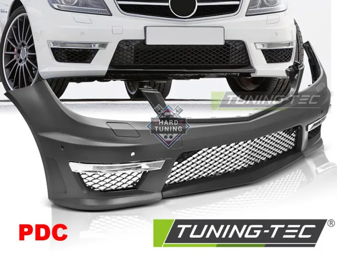 Передний бампер SPORT PDC Mercedes W204 (2011-2014)