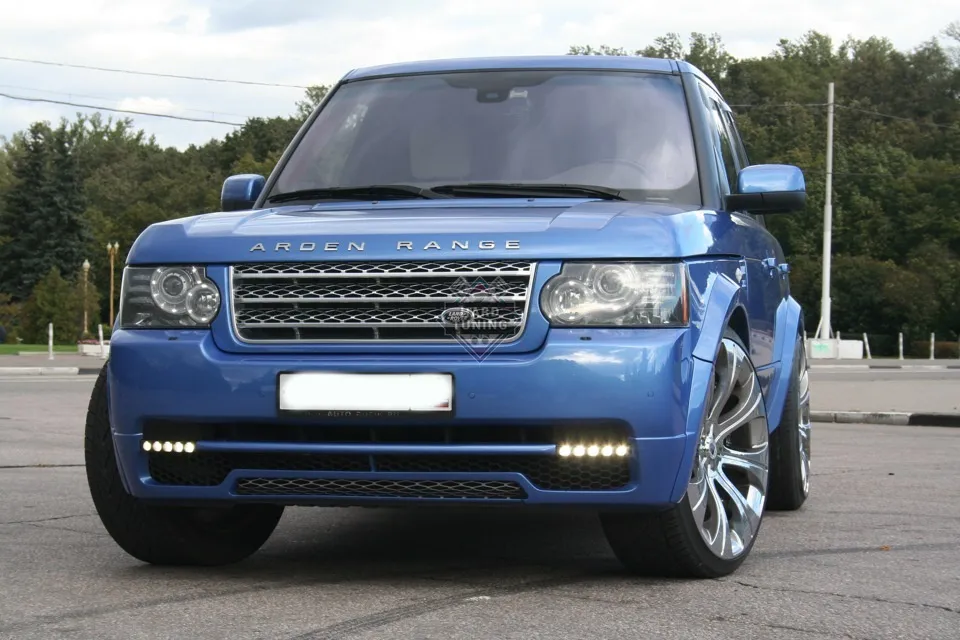Накладка на передний бампер TRIGGER Range Rover Vogue L322 2й-рестайлинг (2009-2012)