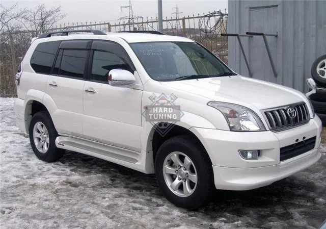 Накладка на передний бампер Original Toyota Land Cruiser Prado 120