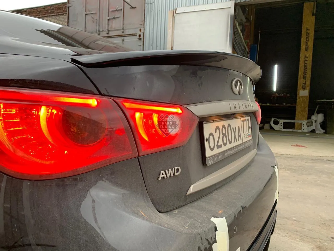 Спойлер лип Infiniti Q50
