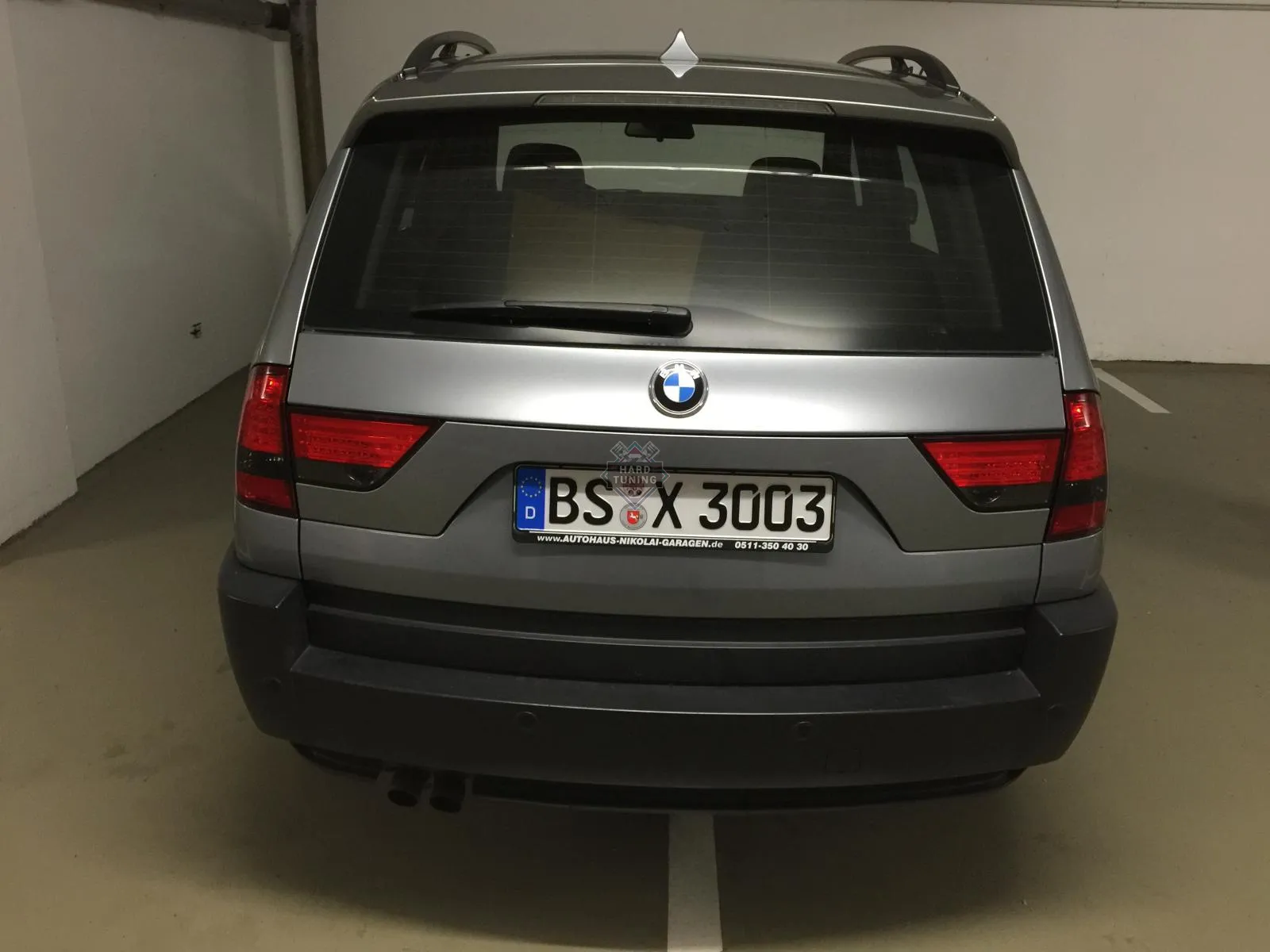 Задние фонари BMW X3 E83 (2004-2006) LED красно-тонированные