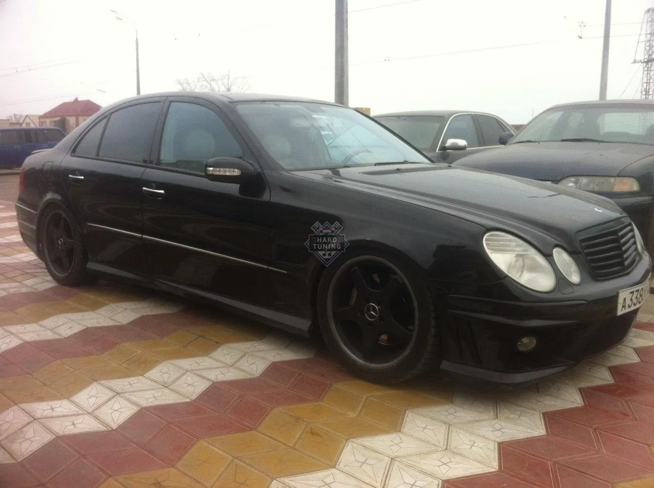 Накладки на пороги Prior Design Mercedes E-Class W211