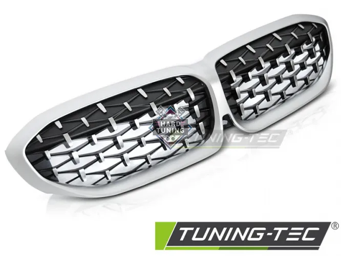 Решетки радиатора-ноздри M3 хром BMW G20