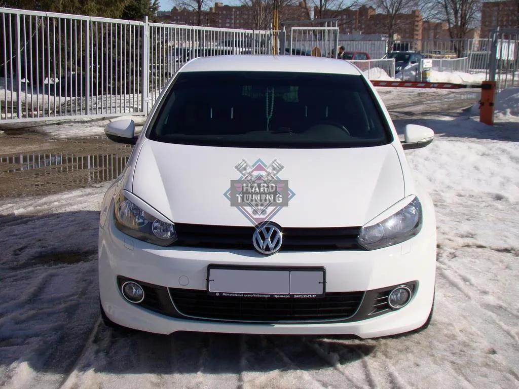 Накладки на фары VW Golf 6 (2008-2012)
