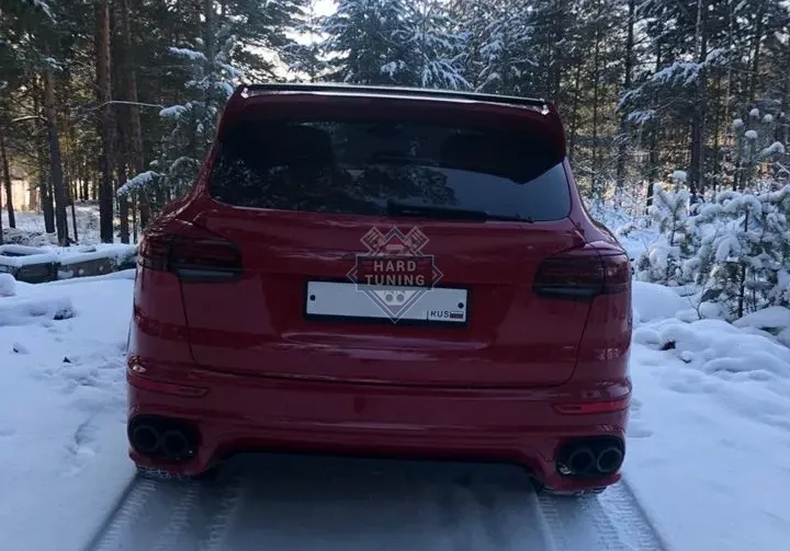 Спойлер и реснички Porsche Cayenne 958 2015+