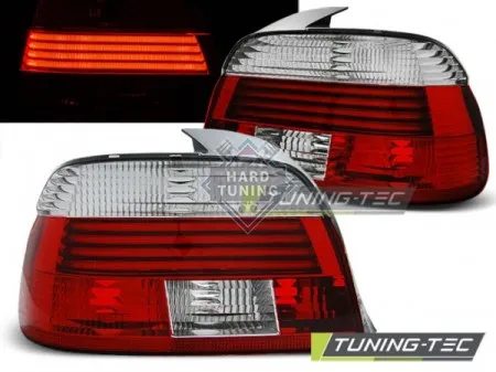 Задние фары BMW E39 (2000-2003) LED TAIL LIGHTS fits красно-белые