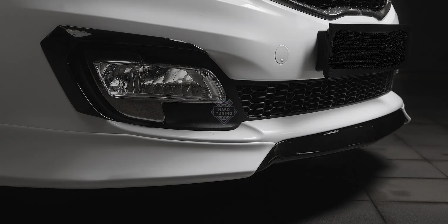 Накладка на передний бампер KIA PRO CEED JD 2012-2015 Дорестайлинг